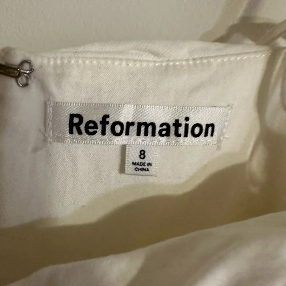 Reformation White Catarina Mini Dress - Picture 7 of 9